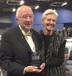 Lawrence L. Reger with Eryl Wentworth
