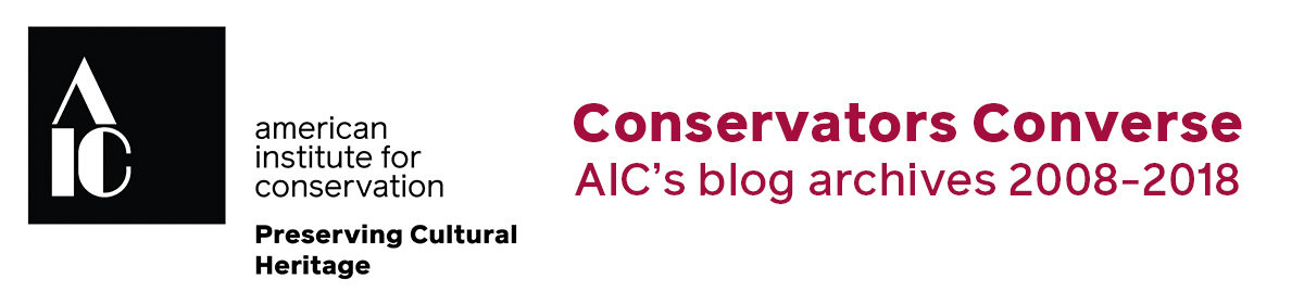 AIC Blog Archives: Conservators Converse